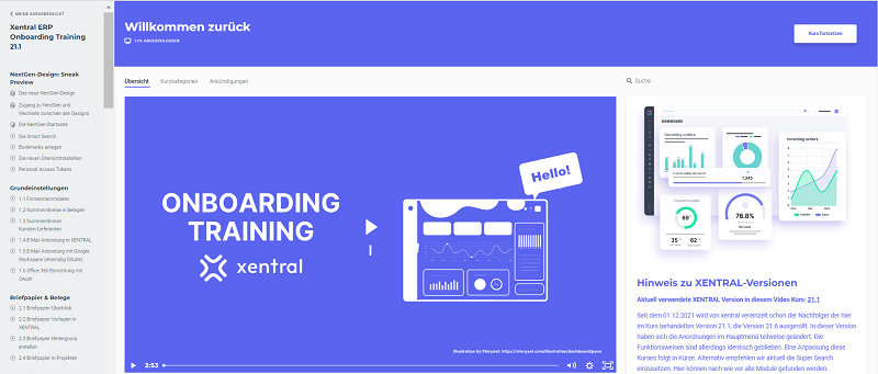 Xentral Academy Trainings